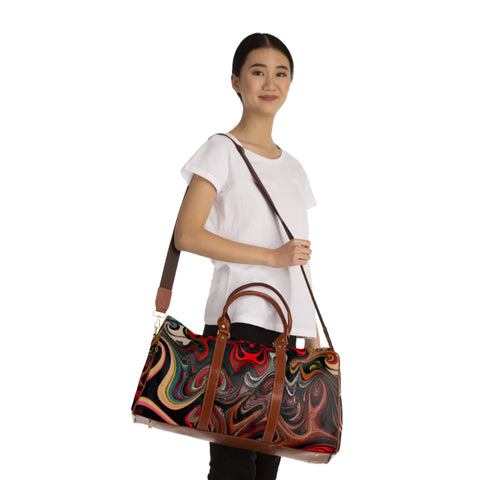 Sarah Blackwell was a pioneering English textile designer from the 1700s. Her unique designs married traditional patterns with bold color combinations and modern silhouettes, - Waterproof Travel Bag