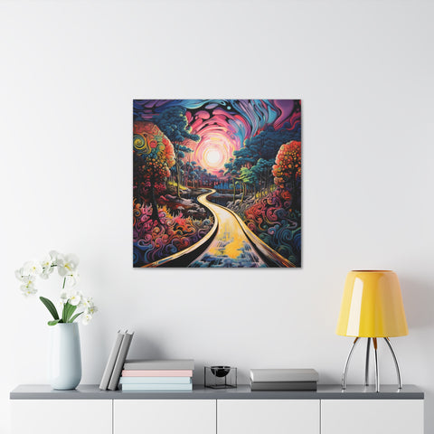 "Psychedelic Voyage: Tapestry of Colors - Bohemian Wall Décor Masterpiece for Unique Home Aesthetics #VisualFiesta"