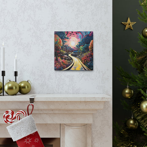 "Psychedelic Voyage: Tapestry of Colors - Bohemian Wall Décor Masterpiece for Unique Home Aesthetics #VisualFiesta"