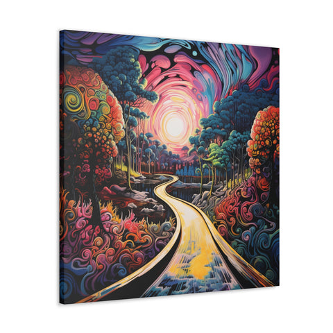 "Psychedelic Voyage: Tapestry of Colors - Bohemian Wall Décor Masterpiece for Unique Home Aesthetics #VisualFiesta"
