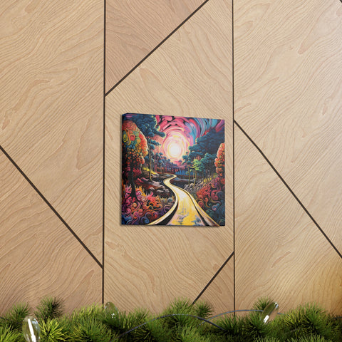 "Psychedelic Voyage: Tapestry of Colors - Bohemian Wall Décor Masterpiece for Unique Home Aesthetics #VisualFiesta"