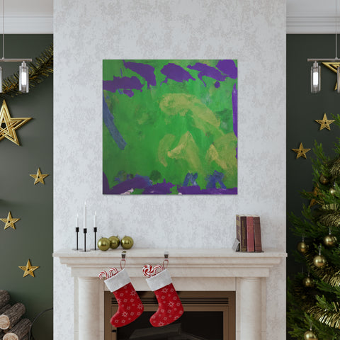 Elfonzo the Greenpurple - Canvas