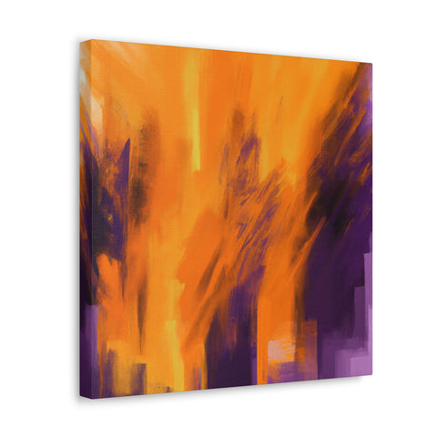 Fidelia Violettorange - Canvas