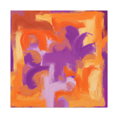 Pompeiina Orangopurpleson - Canvas