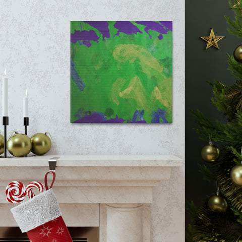 Elfonzo the Greenpurple - Canvas