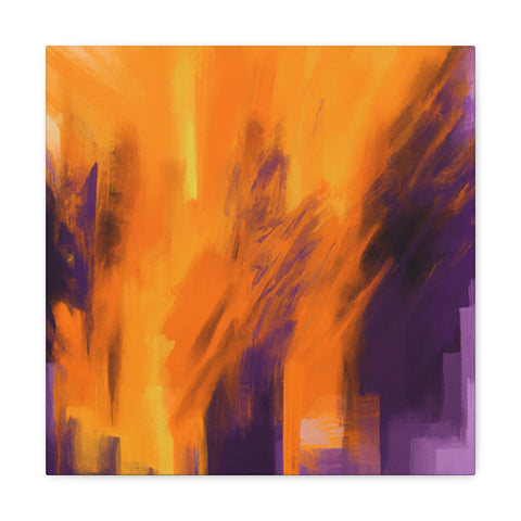 Fidelia Violettorange - Canvas
