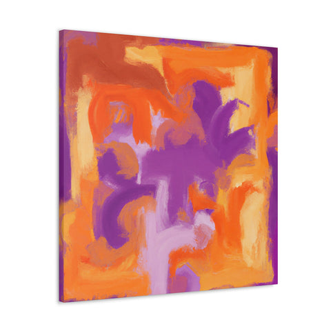 Pompeiina Orangopurpleson - Canvas