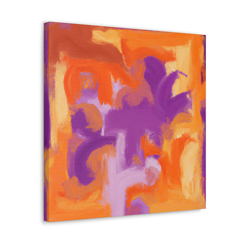 Pompeiina Orangopurpleson - Canvas