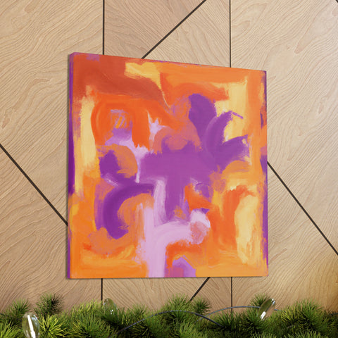Pompeiina Orangopurpleson - Canvas