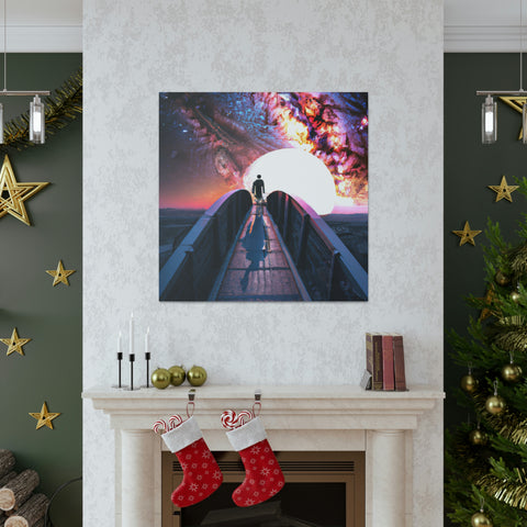 , as it would go on a product label
Real Surreal Bridge