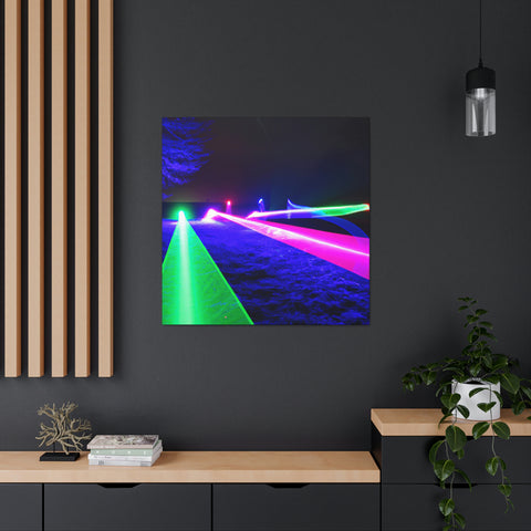 and catchy
Rainbow Laser Nightscape