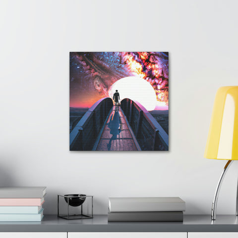 , as it would go on a product label
Real Surreal Bridge