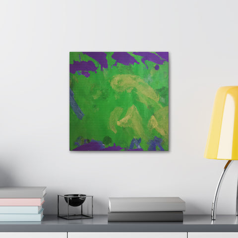 Elfonzo the Greenpurple - Canvas