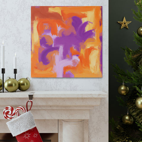 Pompeiina Orangopurpleson - Canvas