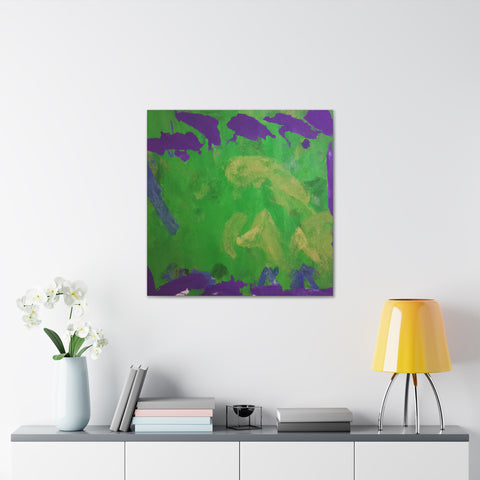 Elfonzo the Greenpurple - Canvas