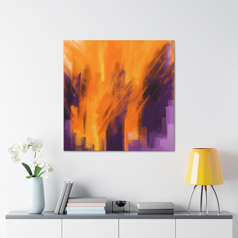 Fidelia Violettorange - Canvas