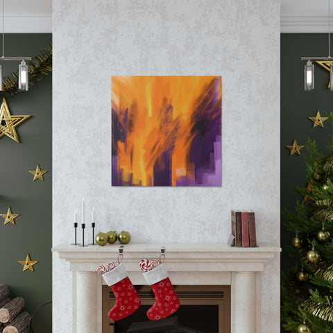 Fidelia Violettorange - Canvas