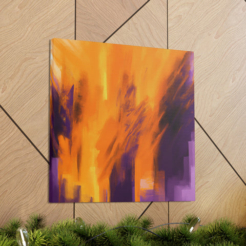 Fidelia Violettorange - Canvas
