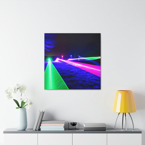 and catchy
Rainbow Laser Nightscape