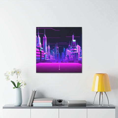 Neon Magenta City.