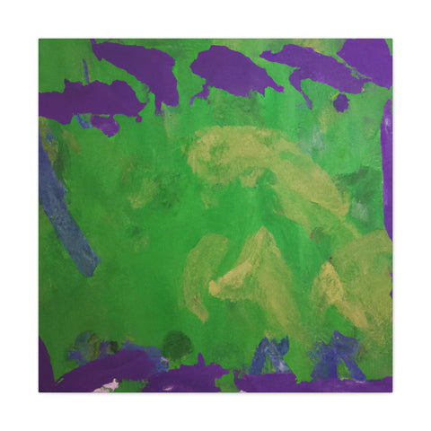 Elfonzo the Greenpurple - Canvas