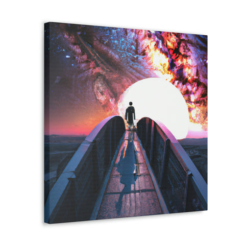 , as it would go on a product label
Real Surreal Bridge