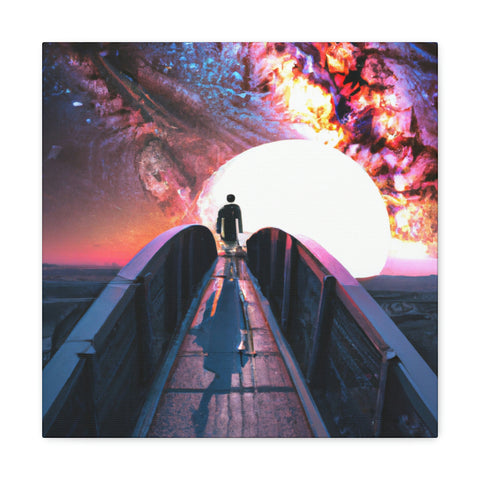 , as it would go on a product label
Real Surreal Bridge