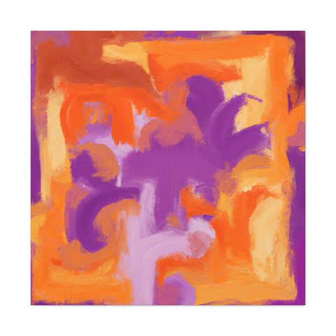 Pompeiina Orangopurpleson - Canvas