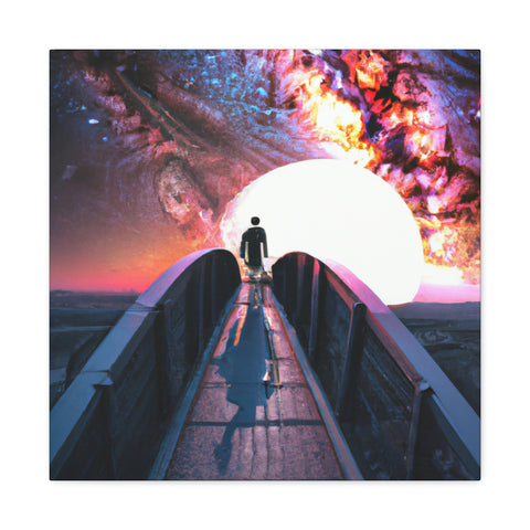 , as it would go on a product label
Real Surreal Bridge