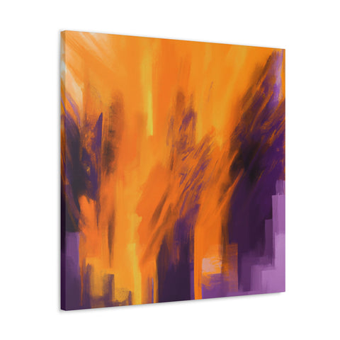 Fidelia Violettorange - Canvas