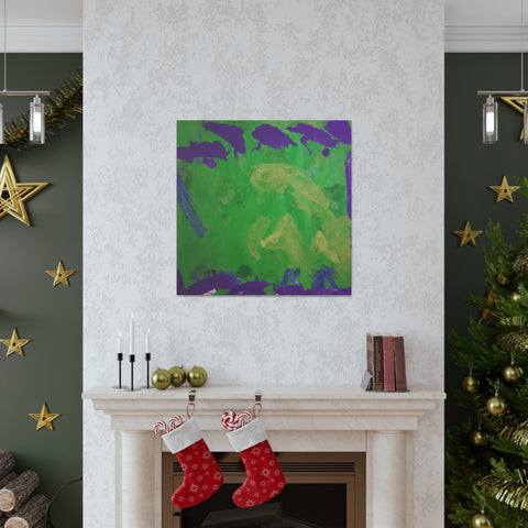 Elfonzo the Greenpurple - Canvas