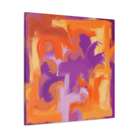 Pompeiina Orangopurpleson - Canvas