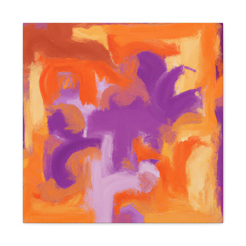 Pompeiina Orangopurpleson - Canvas