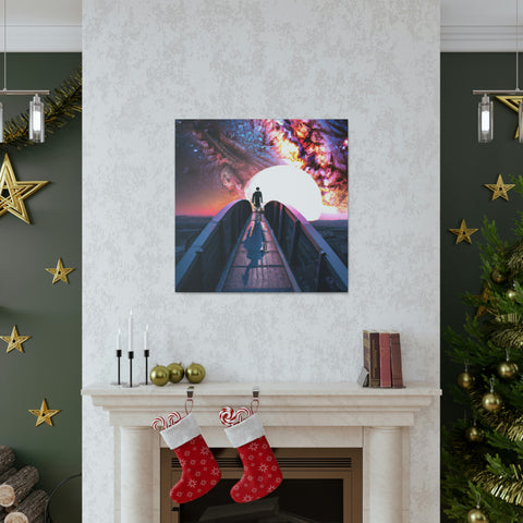 , as it would go on a product label
Real Surreal Bridge