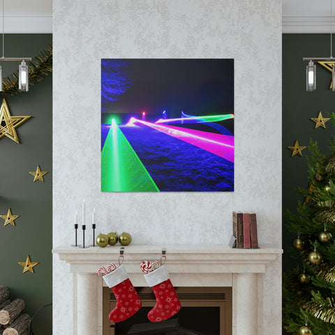 and catchy
Rainbow Laser Nightscape