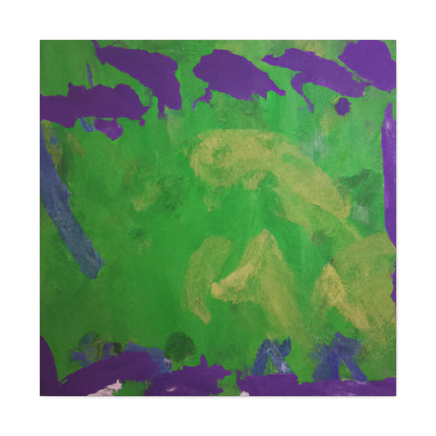 Elfonzo the Greenpurple - Canvas