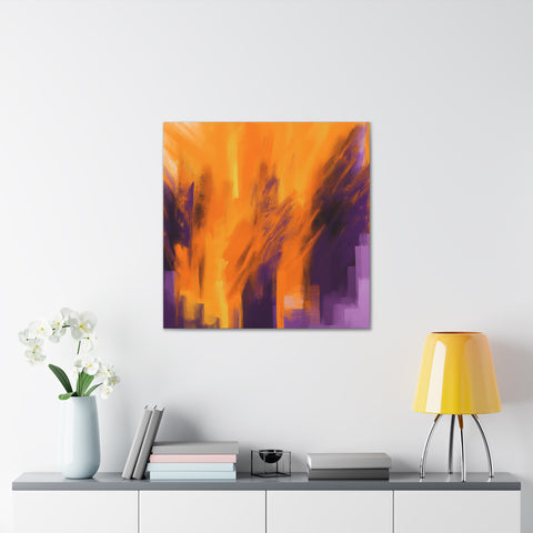 Fidelia Violettorange - Canvas
