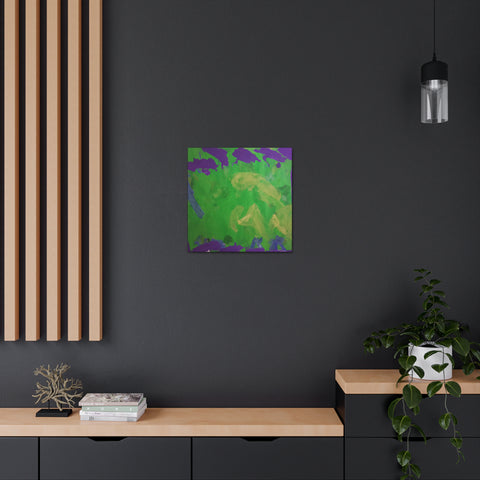 Elfonzo the Greenpurple - Canvas