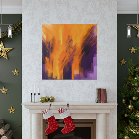 Fidelia Violettorange - Canvas