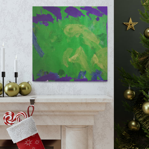 Elfonzo the Greenpurple - Canvas