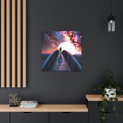 , as it would go on a product label
Real Surreal Bridge