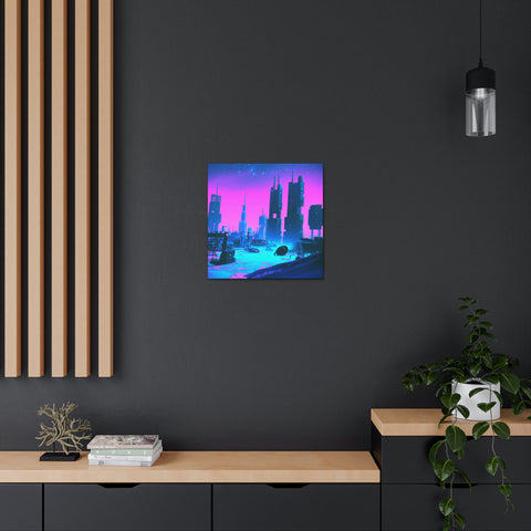 "Synthwave Ruinscape"