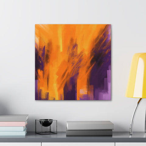 Fidelia Violettorange - Canvas