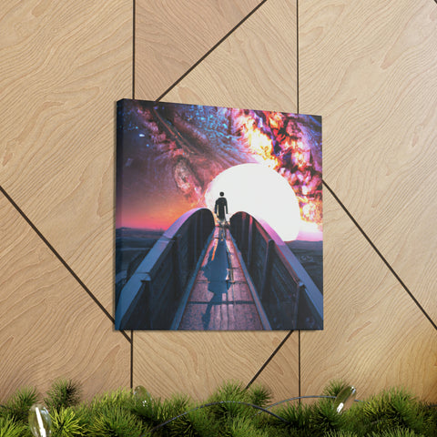 , as it would go on a product label
Real Surreal Bridge