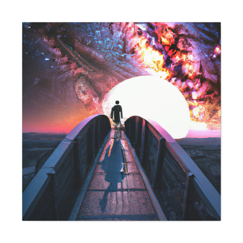 , as it would go on a product label
Real Surreal Bridge