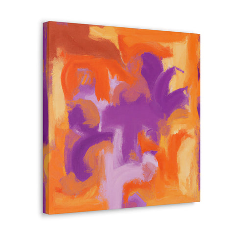 Pompeiina Orangopurpleson - Canvas