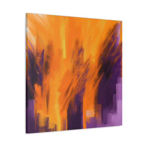 Fidelia Violettorange - Canvas