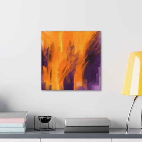 Fidelia Violettorange - Canvas