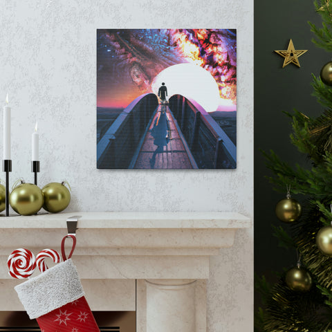 , as it would go on a product label
Real Surreal Bridge