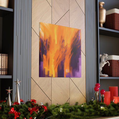 Fidelia Violettorange - Canvas